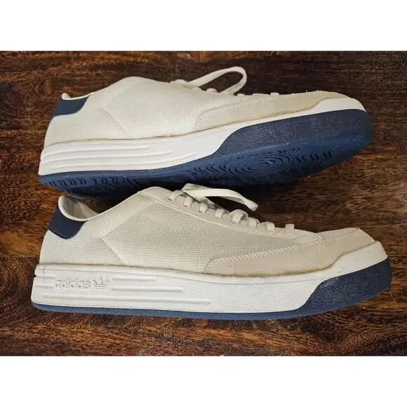 Make Offers! adidas Rod Laver White and Blue G99864 Size 11.5 - Picture 2 of 14